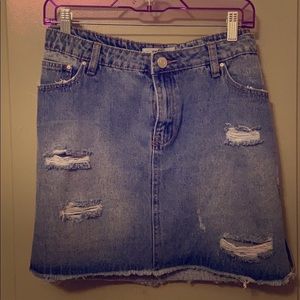 Jean skirt